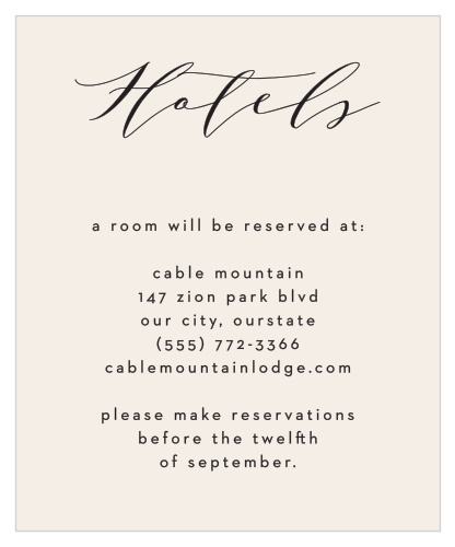 Cutest Couple Accommodation Cards