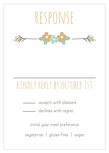 Live & Love Foil Response Cards