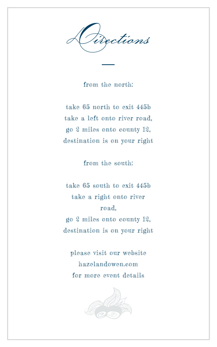 Botanic Border Direction Cards