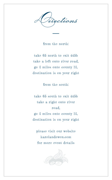 Botanic Border Direction Cards