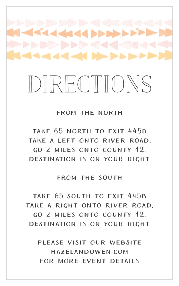 Brooklyn Loft Direction Cards