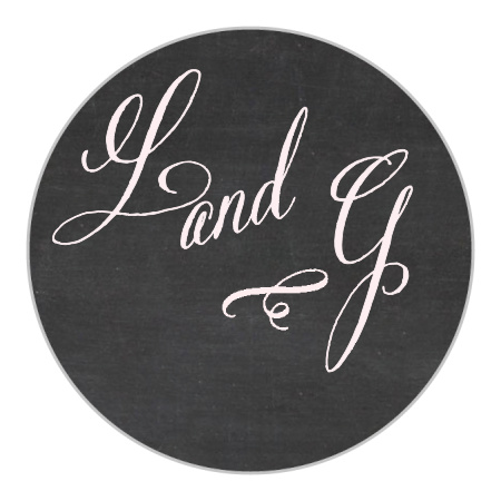 Elegant Chalkboard Wedding Stickers