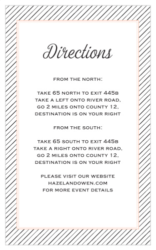 Fine Line Direction Cards
