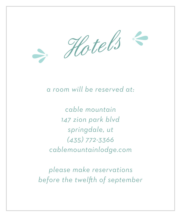 Fresh Breeze Accommodation Cards