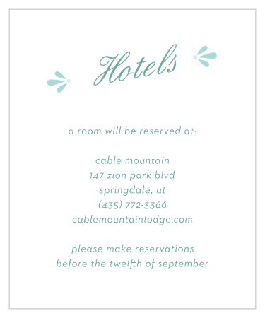 Fresh Breeze Accommodation Cards