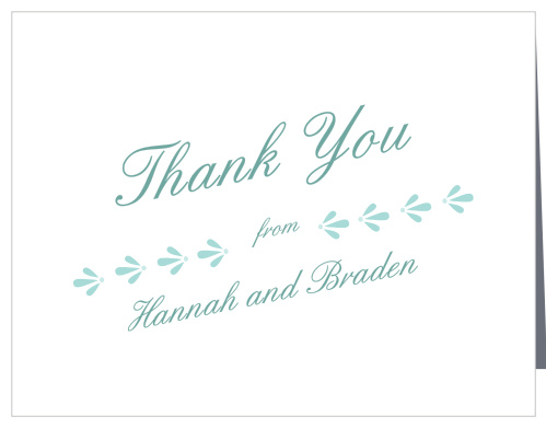 Fresh Breeze Wedding Thank You Cards