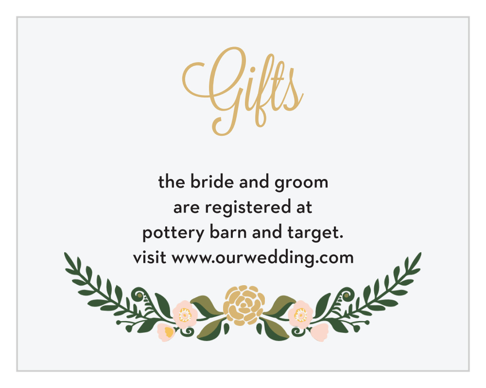 Laurel Crown Foil Registry Cards