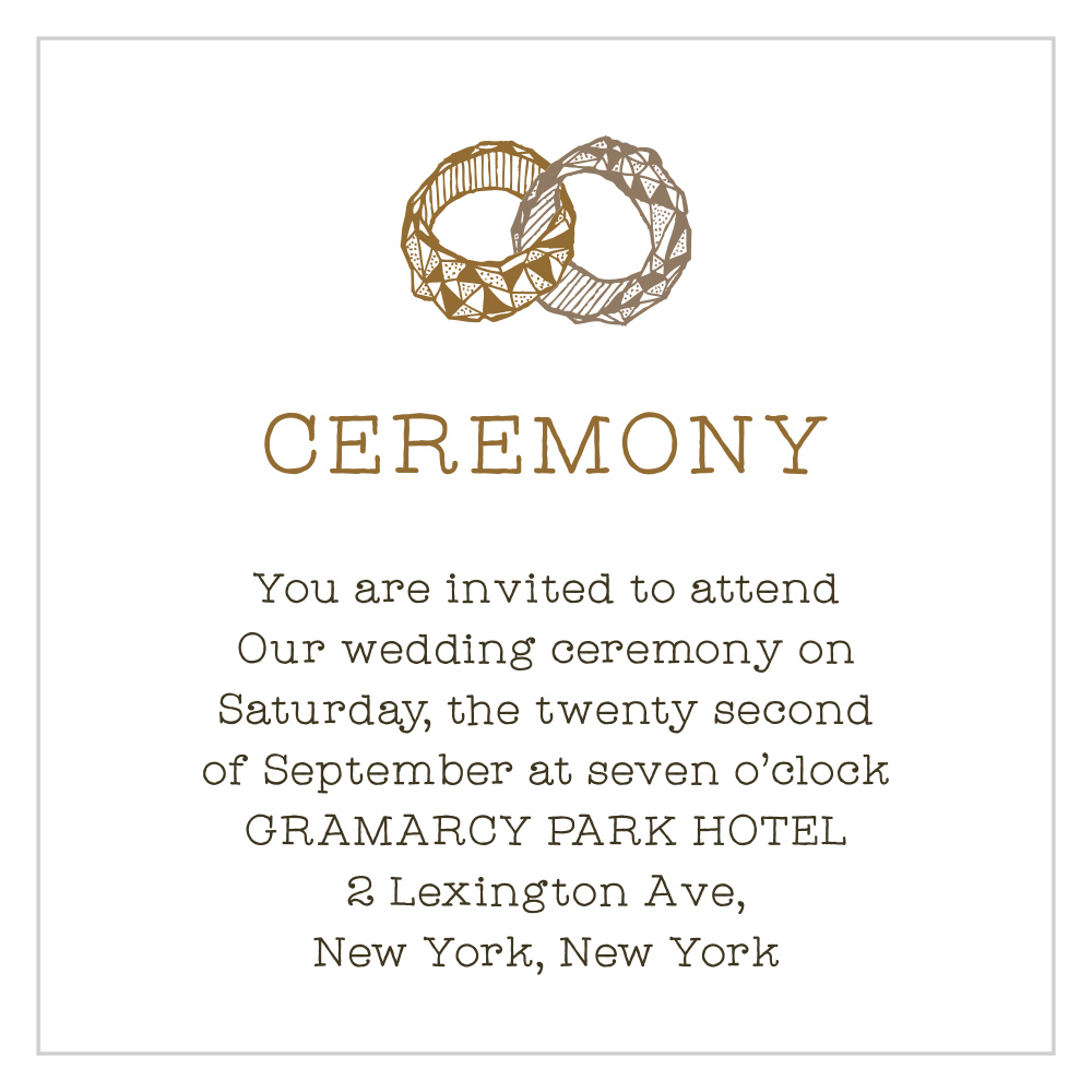 Fly Away Ceremony Cards