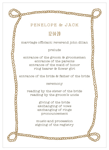 Guide your guests through each special moment of your wedding ceremony with our stunning Fly Away Wedding Programs.