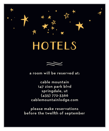 Good Times Accommodation Cards