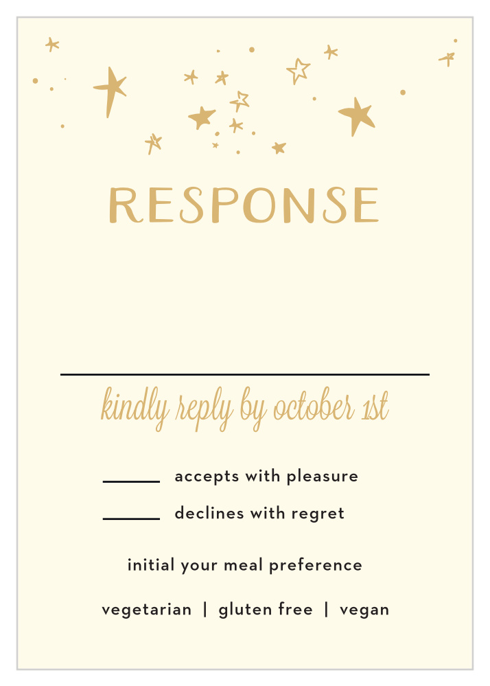 Good Times Foil Response Cards