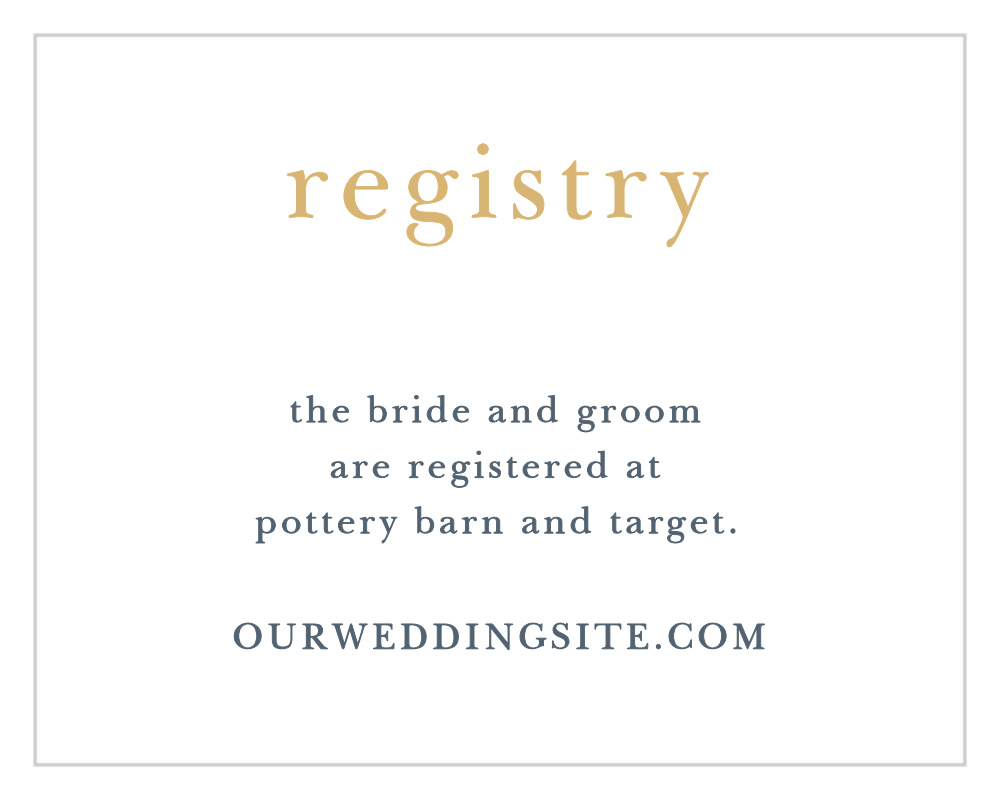 Brushstroke Bliss Foil Registry Cards