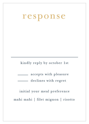 Brushstroke Bliss Foil Response Cards