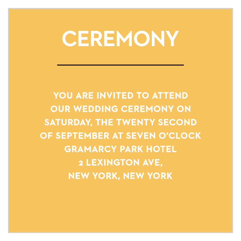 Common Thread Ceremony Cards