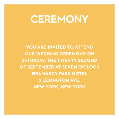 Common Thread Ceremony Cards