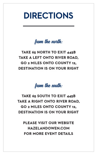 Common Thread Direction Cards