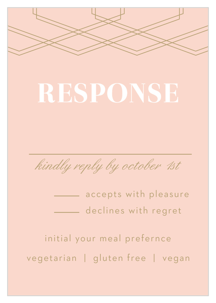 Deco Glam Response Cards