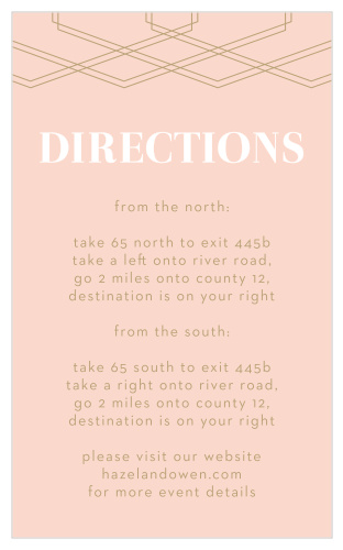 Deco Glam Direction Cards