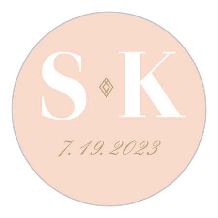 Deco Glam Wedding Stickers