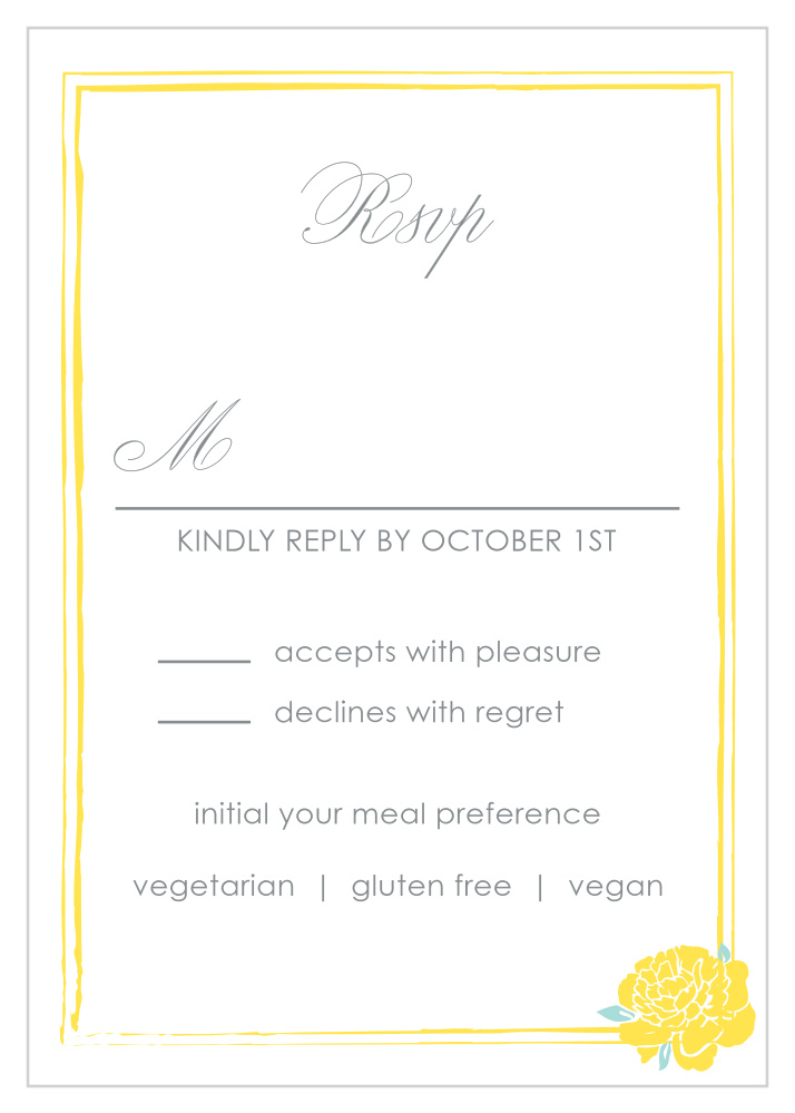 Say Yes Response Cards