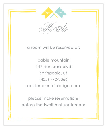 Say Yes Accommodation Cards