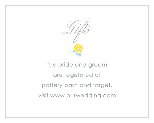 Say Yes Registry Cards
