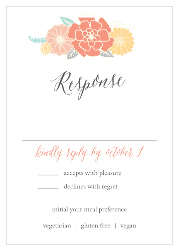 Sweet Bloom Response Cards