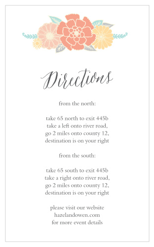 Sweet Bloom Direction Cards