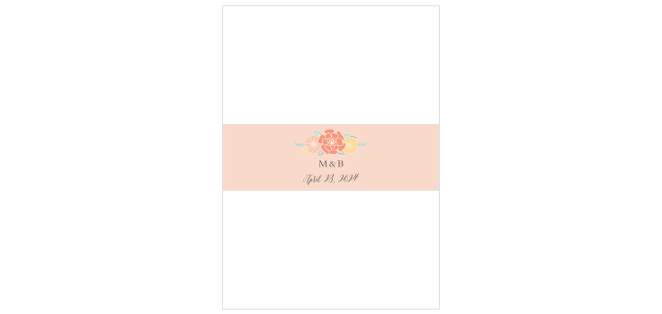 Sweet Bloom Wedding Belly Bands