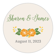 Use the Vintage Blossom Wedding Stickers to finish off your Wedding Suite.