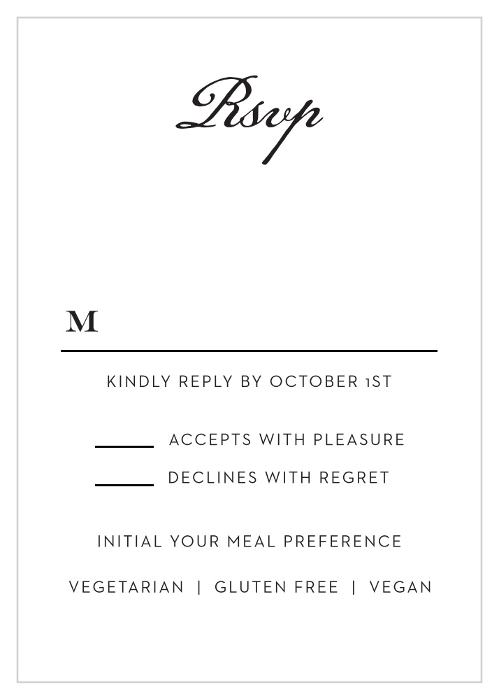 Travel in Style Response Cards