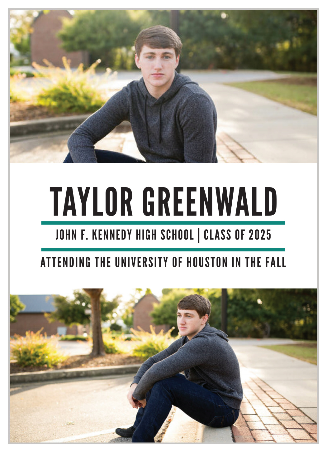 Modern Classman Graduation Announcements