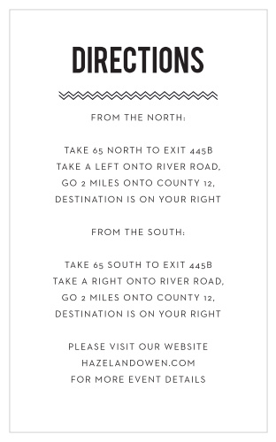Travel in Style Direction Cards