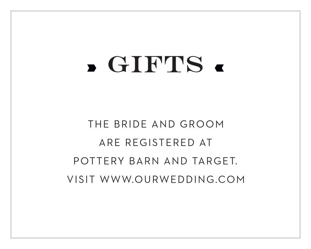 Travel in Style Registry Cards
