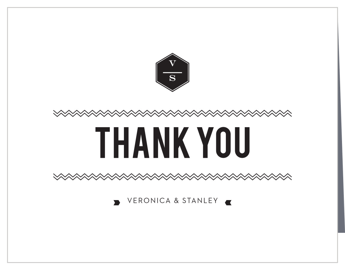 Travel in Style Wedding Thank You Cards