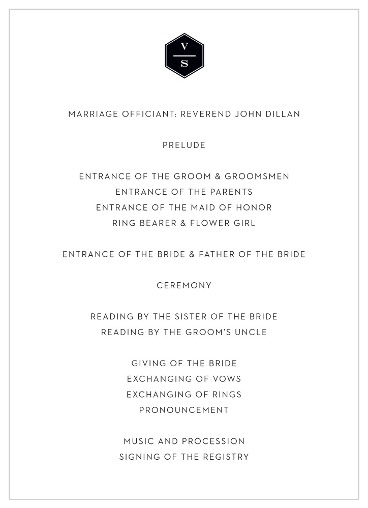 Travel in Style Wedding Programs
