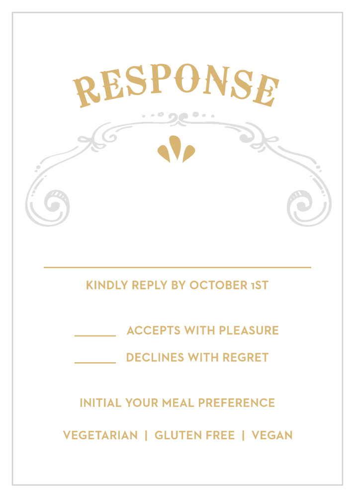 Cheerful Celebrations Foil Response Cards