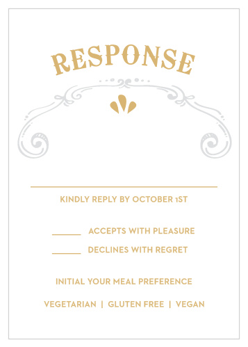 Cheerful Celebrations Foil Response Cards