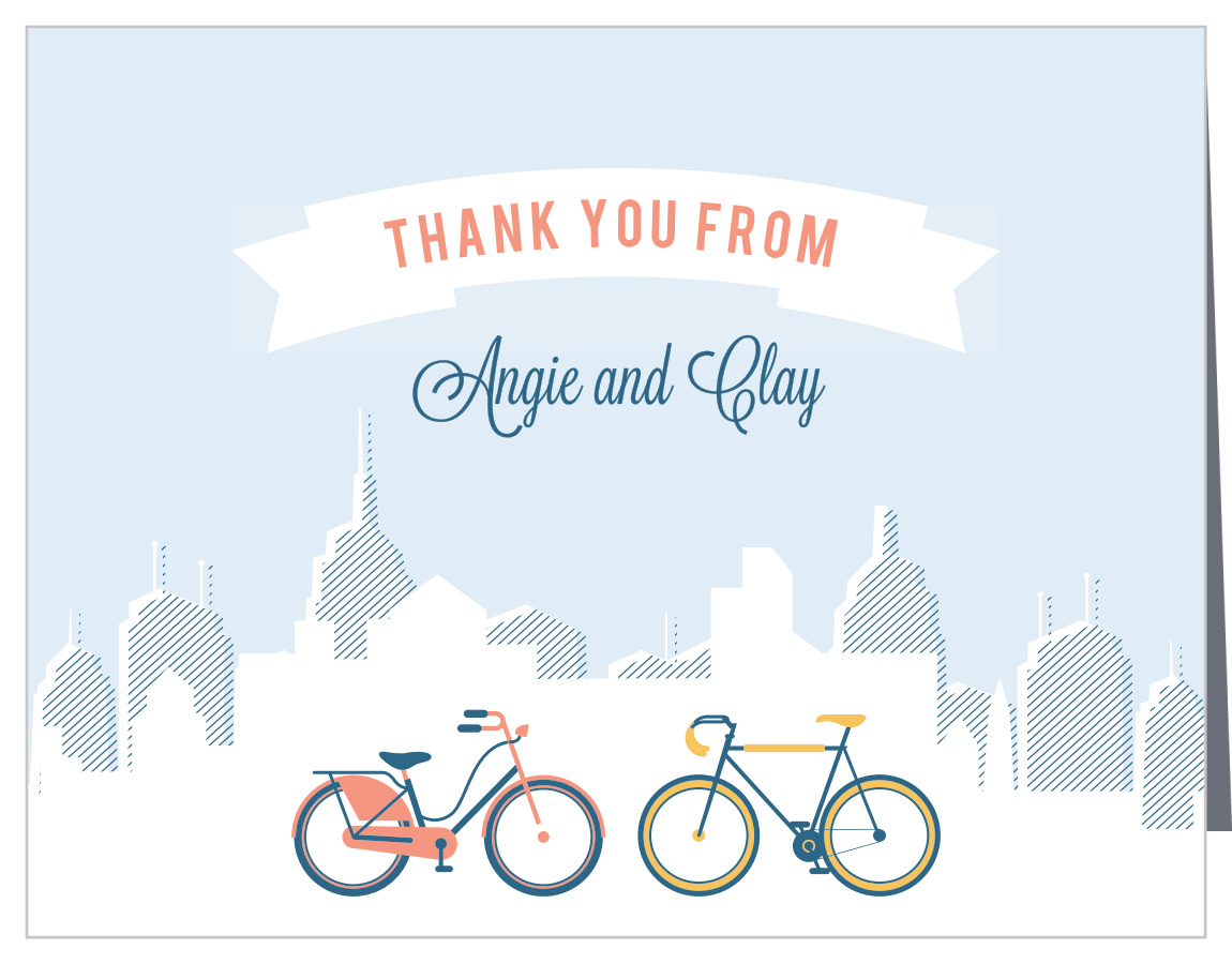 City Life Wedding Thank You Cards