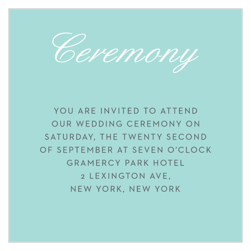 Note Home Ceremony Cards
