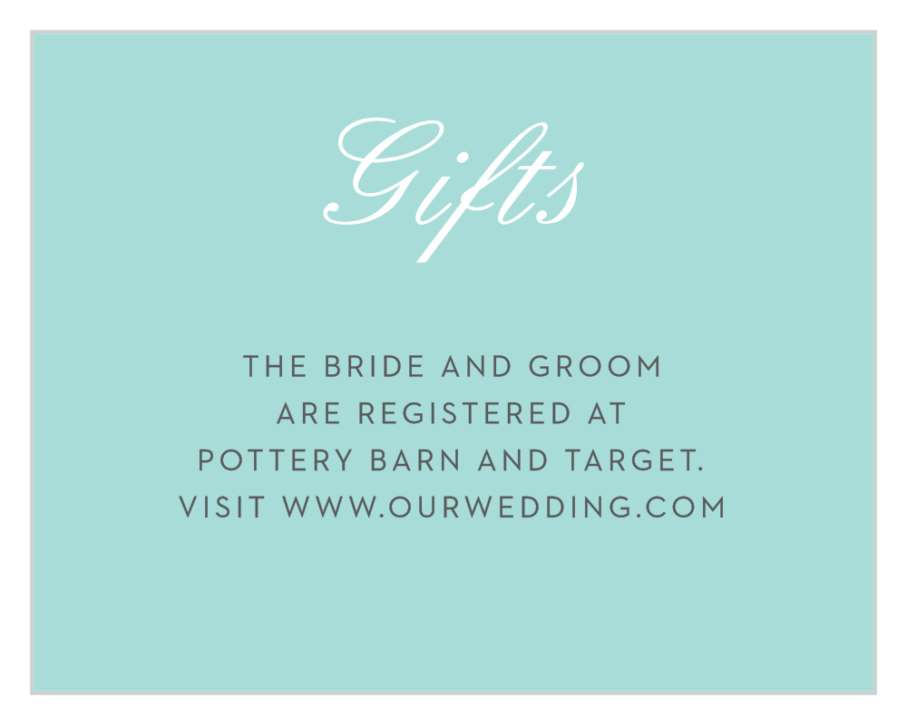 Note Home Registry Cards