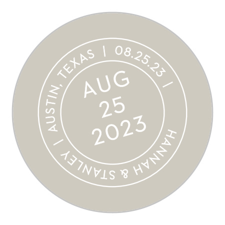 Note Home Wedding Stickers