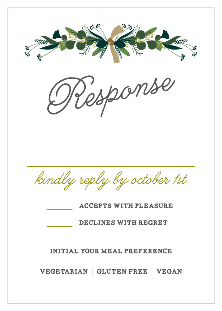 Hanging Garland Response Cards