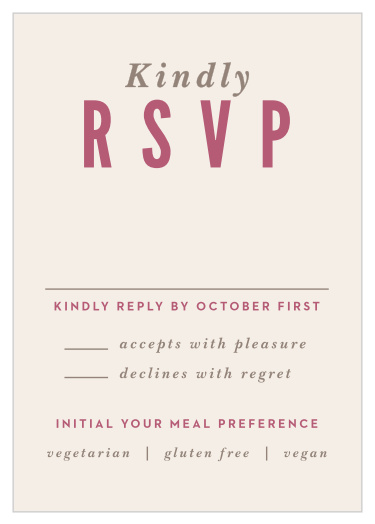 Ribbons & Confetti Response Cards