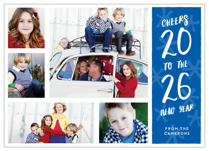 Funky Photo New Year Cards are the perfect fit for this year's round of holiday wishes. 