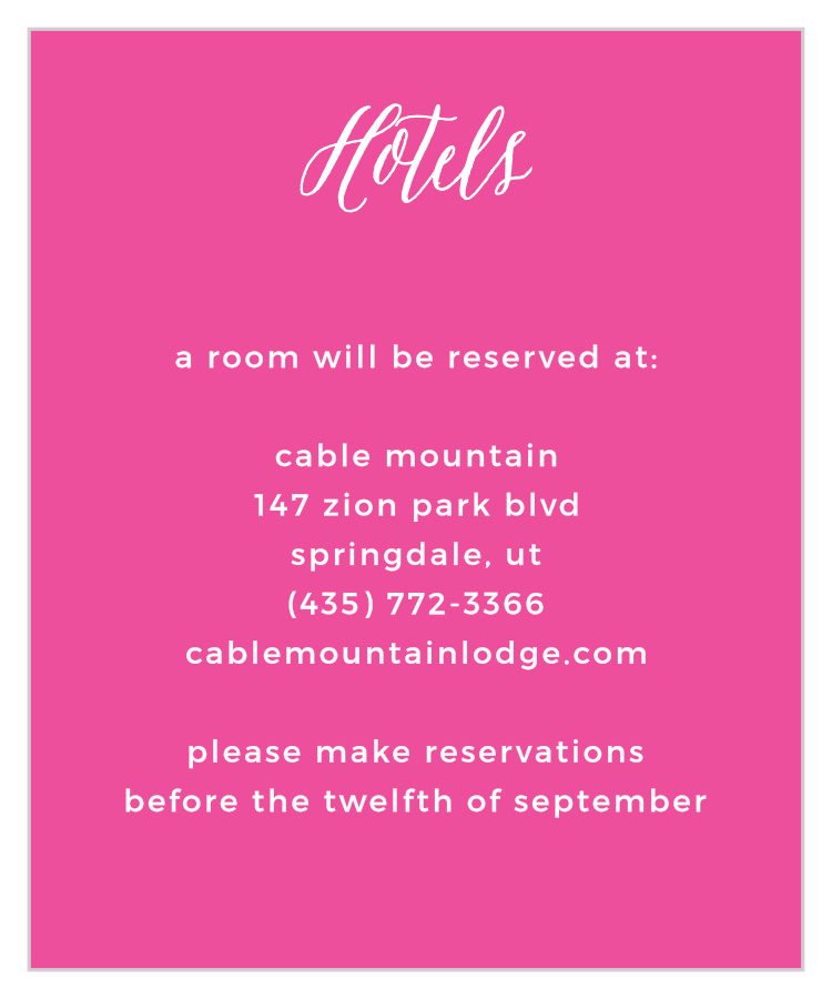 Heart Beat Accommodation Cards