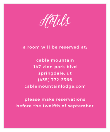 Heart Beat Accommodation Cards