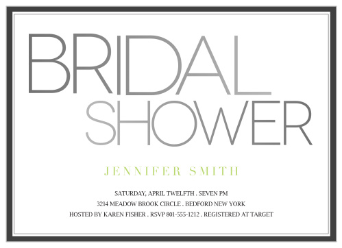 Classy customization! You're friends wont be able to help but come to your high-class event, when they see these invitations.