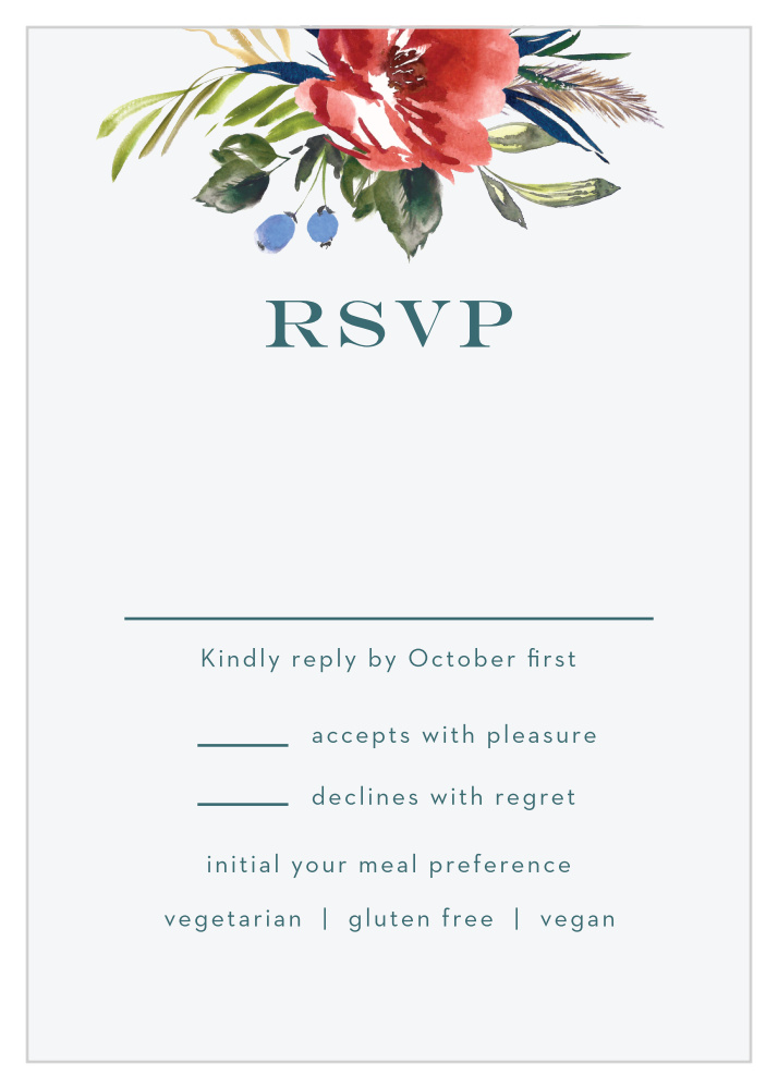 Arctic Florist Response Cards