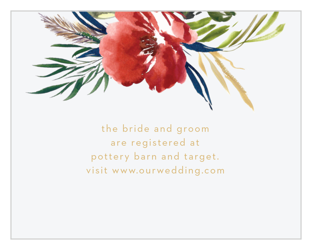 Arctic Florist Foil Registry Cards